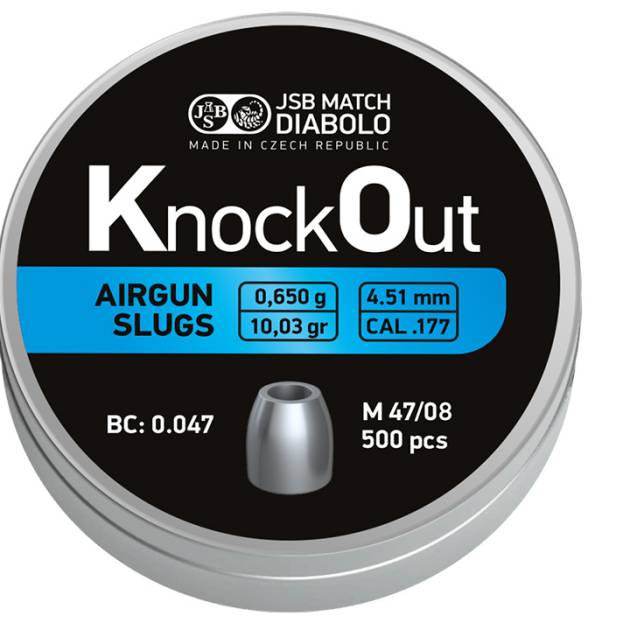 Cal 4.51 KNOCKOUT SLUGS 10.03 GR (500)