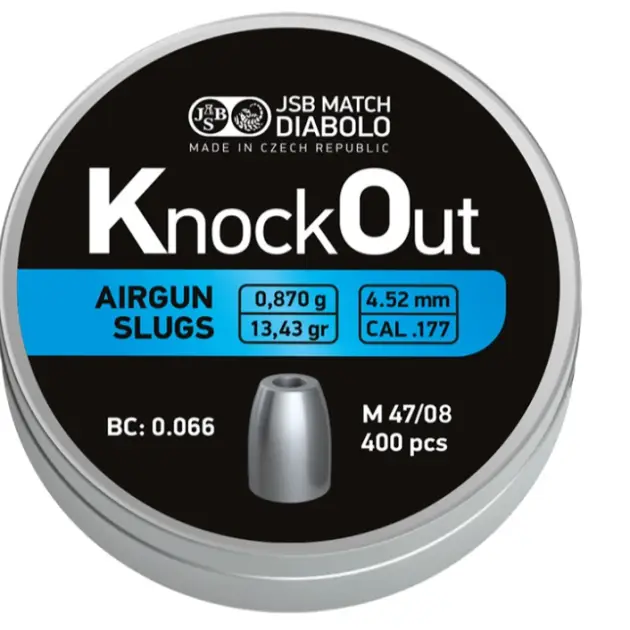 Cal 4.52 KNOCKOUT  SLUGS 13.43 GR (400)