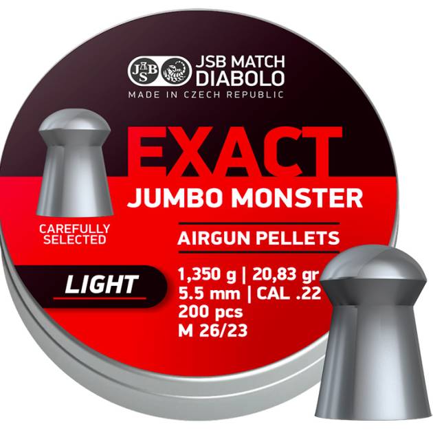 Cal 5.5 EXACT JUMBO MONSTER LIGHT 20.83 GR (200) 