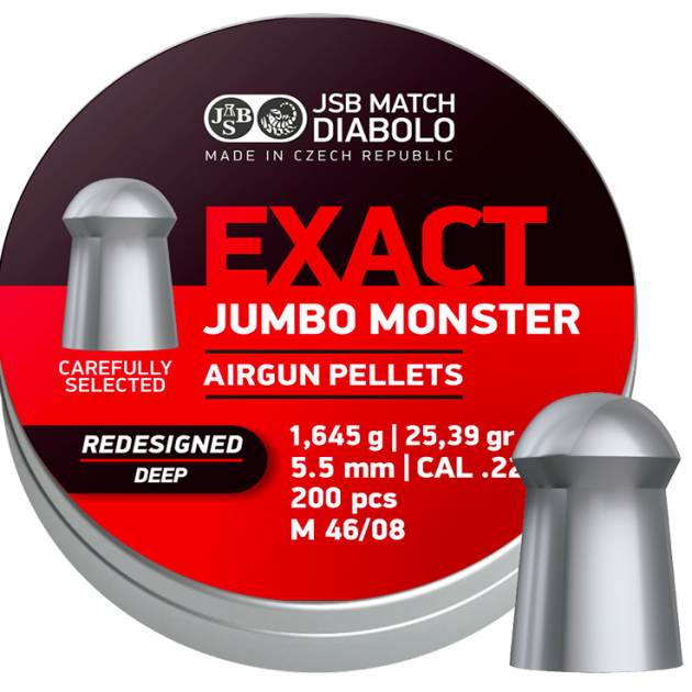 CAL 5.5 EXACT JUMBO MONSTER REDESIGNED DEEP 25.39 GR (200)