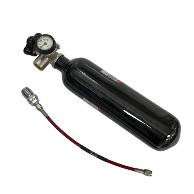 1.1 Ltr 300 BAR “Weekender” Carbon Fibre Airgun Charging Cylinder Bling KIT